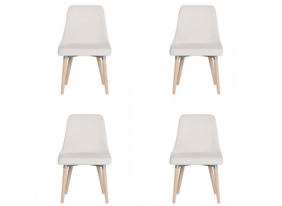 4x Design Polster Sitz Stühle Stuhl Seht Garnitur Lounge Sessel Club Set
